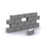 طابوق اسود 10*20*40 حبه